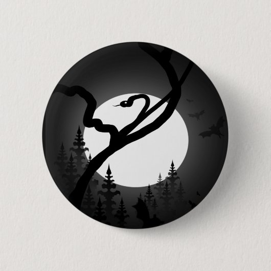 Badge Rond 5 Cm Nuit enchantée (Devant)
