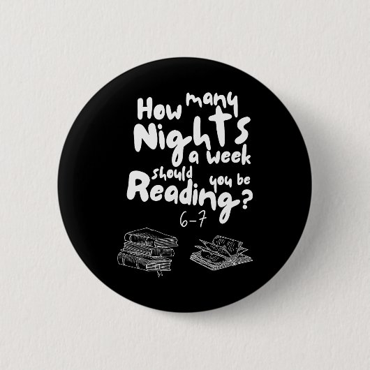 Badge Rond 5 Cm Nuits de lecture 6-7 Mème Prof d'anglais Amateur d (Devant)