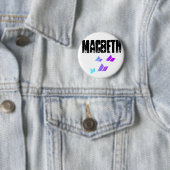 Badge Rond 5 Cm NuMatchessigMacbeth, Macbeth (En situation)
