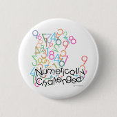 Badge Rond 5 Cm Numériquement contesté (Devant)