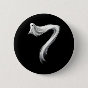 Badge Rond 5 Cm Numéro 7 Fantôme Drôle Six Sept 67 Halloween Meme