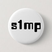 Badge Rond 5 Cm Numéro Un Simp (Devant)