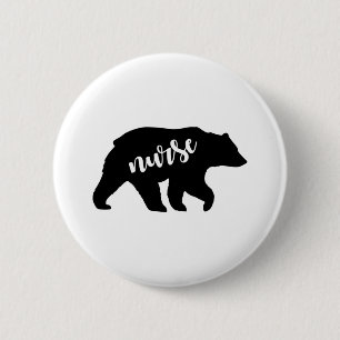 Badge Rond 5 Cm Nurse bear