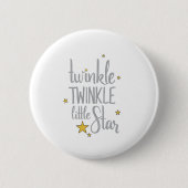 Badge Rond 5 Cm Nursery Rhymes Image Twinkle Twinkle Little Design (Devant)