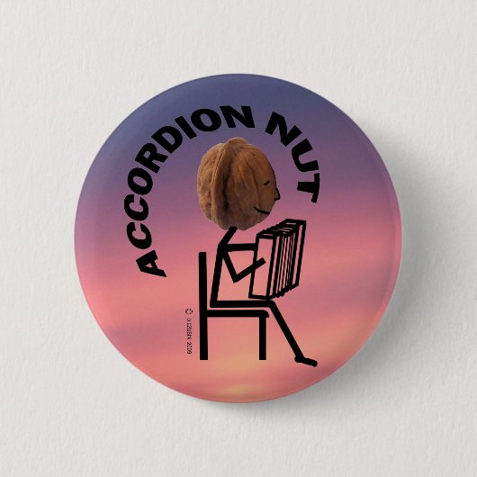 Badge Rond 5 Cm Nut d'accordion (Devant)