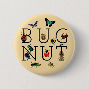 Badge Rond 5 Cm Nut de bugs