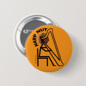 Badge Rond 5 Cm Nut de harpe (Devant & derrière)