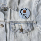 Badge Rond 5 Cm Nut Dulcimer (En situation)