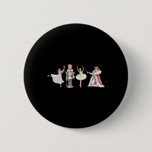 Badge Rond 5 Cm Nutcracker Noël Noël Noël Famille Correspondant Py