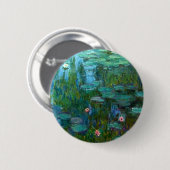 Badge Rond 5 Cm Nymphéas (Devant & derrière)