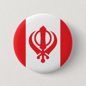 Badge Rond 5 Cm O Canada (Devant)