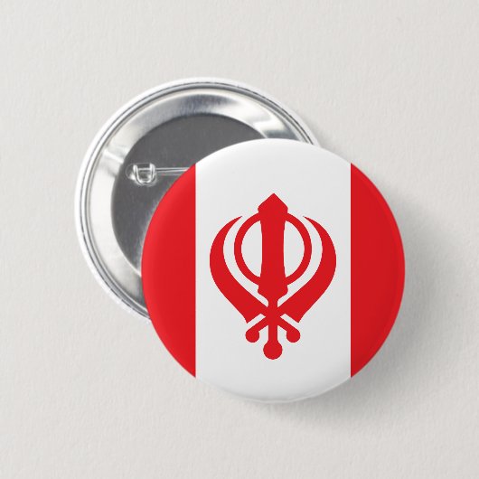 Badge Rond 5 Cm O Canada (Devant & derrière)