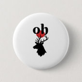 Badge Rond 5 Cm O Dear O Dear Red Artistic Expression  (Devant)