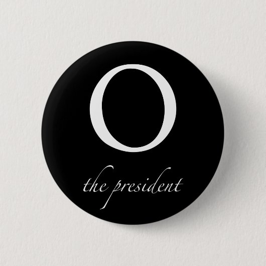 Badge Rond 5 Cm O | le Président bouton (Devant)