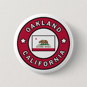 Badge Rond 5 Cm Oakland Californie