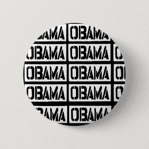 Badge Rond 5 Cm obama