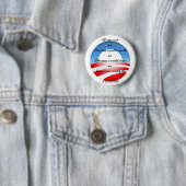 Badge Rond 5 Cm Obama (En situation)