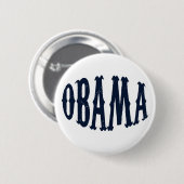 BADGE ROND 5 CM OBAMA (Devant & derrière)