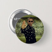Badge Rond 5 Cm Obama (Devant & derrière)