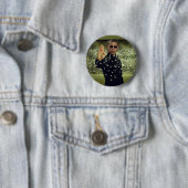 Badge Rond 5 Cm Obama (En situation)