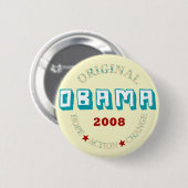 BADGE ROND 5 CM OBAMA (Devant & derrière)