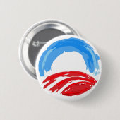 Badge Rond 5 Cm Obama (Devant & derrière)