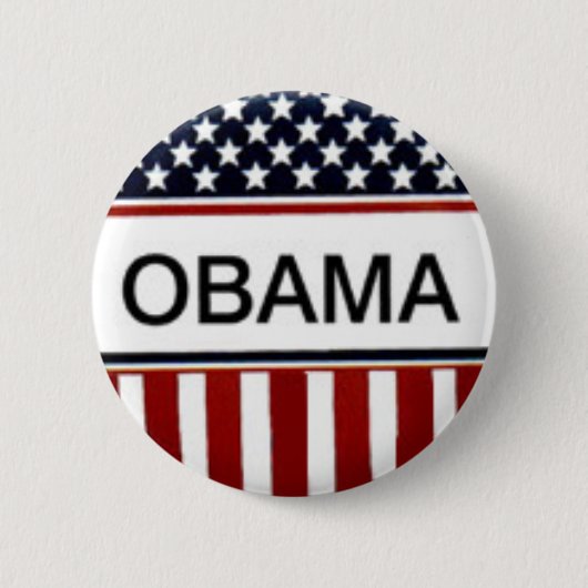 BADGE ROND 5 CM OBAMA (Devant)
