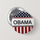 BADGE ROND 5 CM OBAMA (Devant & derrière)
