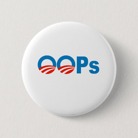 Badge Rond 5 Cm Obama (Devant)