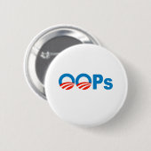 Badge Rond 5 Cm Obama (Devant & derrière)