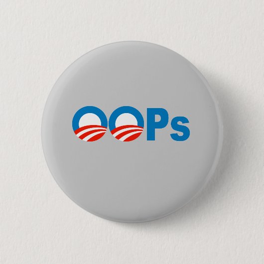 Badge Rond 5 Cm Obama (Devant)
