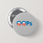 Badge Rond 5 Cm Obama (Devant & derrière)