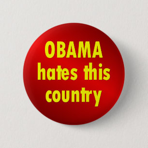Badge Rond 5 Cm Obama