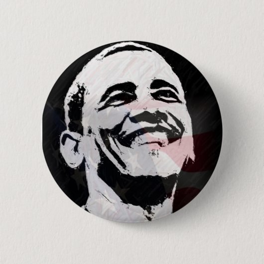 Badge Rond 5 Cm Obama44 (Devant)