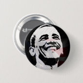 Badge Rond 5 Cm Obama44 (Devant & derrière)