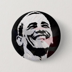 Badge Rond 5 Cm Obama44