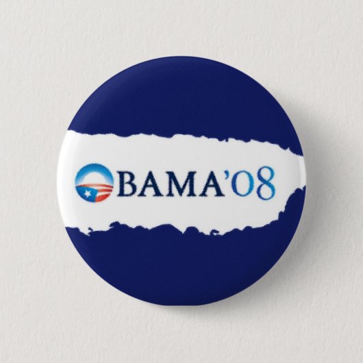 Badge Rond 5 Cm Obama '08 (Devant)