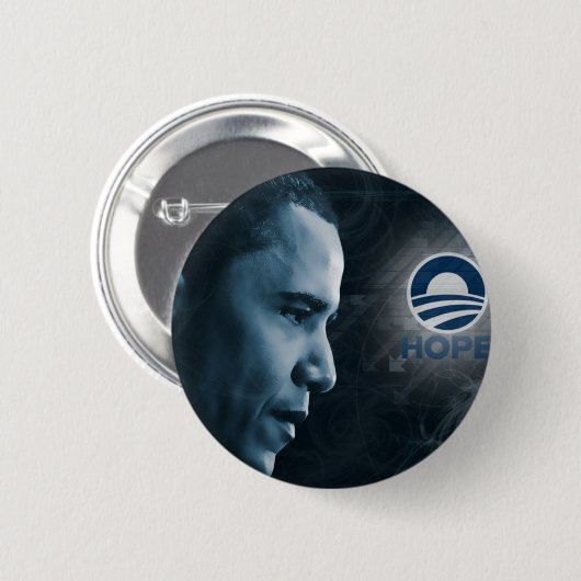Badge Rond 5 Cm obama 10 (Devant & derrière)
