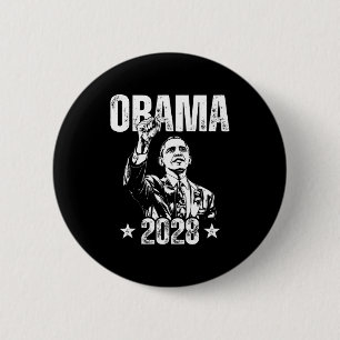 Badge Rond 5 Cm Obama 2028 Réparons Cela Obama 48e Président