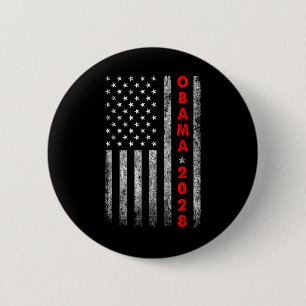 Badge Rond 5 Cm Obama 2028 Voter Chemise Obama Pour Le Président 2