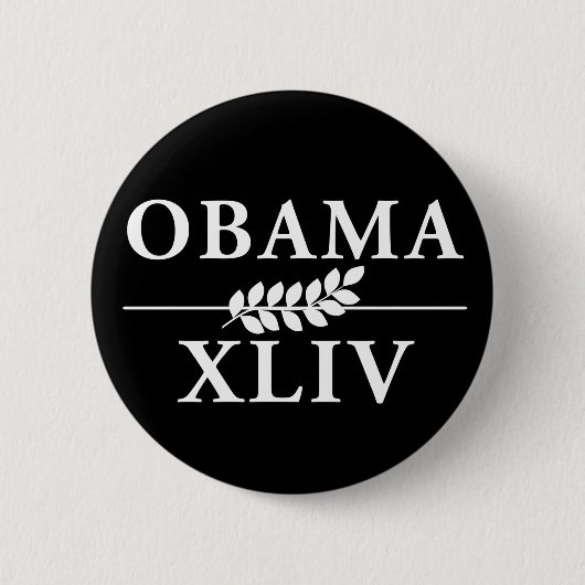 Badge Rond 5 Cm Obama 44 (Devant)