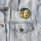 Badge Rond 5 Cm Obama 44 (En situation)