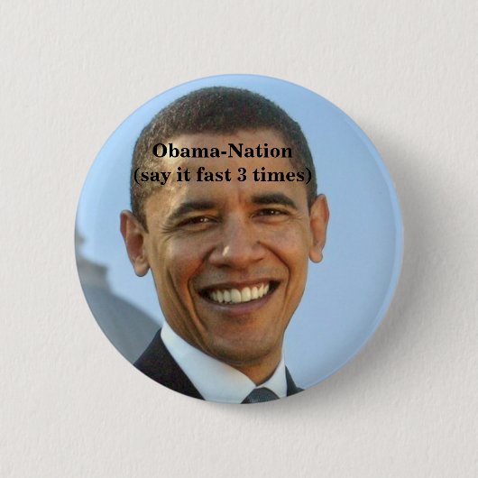 Badge Rond 5 Cm Obama-anti. (Devant)