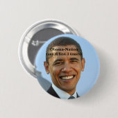 Badge Rond 5 Cm Obama-anti. (Devant & derrière)