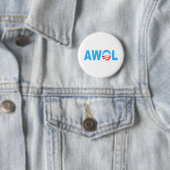 BADGE ROND 5 CM OBAMA AWOL (En situation)