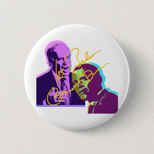 Badge Rond 5 Cm obama biden (Devant)