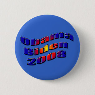 Badge Rond 5 Cm obama biden 2008