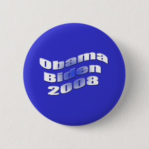 Badge Rond 5 Cm obama biden 2008