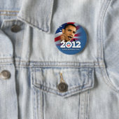 Badge Rond 5 Cm Obama Biden 2012 (En situation)