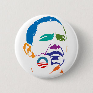 Badge Rond 5 Cm Obama Biden 2012